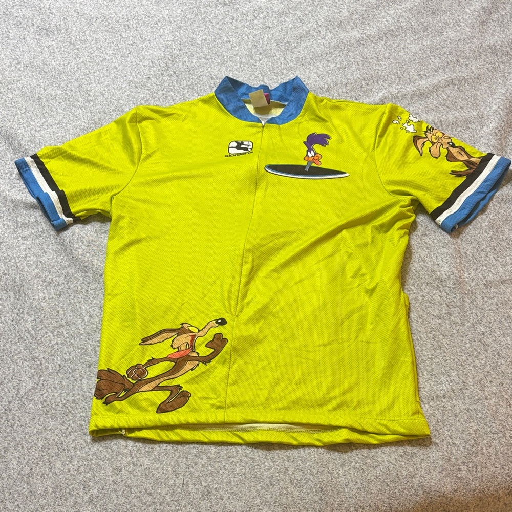 Looney Tunes Yellow Cycling Tee